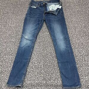 Old‎ Navy Jeans Men 30x32 Blue Slim Fit Denim Pants Faded Pockets Outdoor